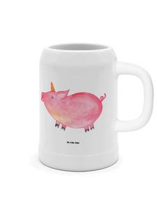 Пивная кружка в виде единорога-свиньи без слов в белом цвете Mr. & Mrs. Panda