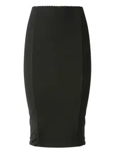 Юбка-карандаш со швами PINKO, черный