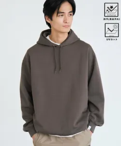 Толстовка Clean Plus Sweat Pullover Hoodie Устойчива к пятнам (пищевым пятнам), защита от УФ-излучения Coen, цвет Dk.Gray
