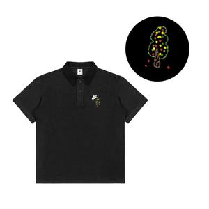 Спортивная поло мужская Nike, черный