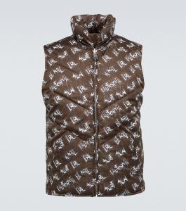 Жилет с логотипом ERL, коричневый