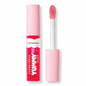 Чистый, свежий, восхитительный блеск для губ CoverGirl, My Strawbooty (sheer deep pink tint)