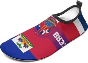 Пляжная обувь Calculay Guyana - Trinidad с флагом Кейптауна (5x3 фута), обувь для плавания и пляжа для мужчин и женщин, обувь для йоги в бассейне, кроссовки для серфинга, 9/10women,7/8men Style-3