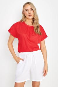 Шорты с мятой отделкой Long Tall Sally, белый