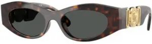 Солнцезащитные очки Versace VE 4480 U 108/87 Гавана/Темно-Серый Поликарбонат Стандарт