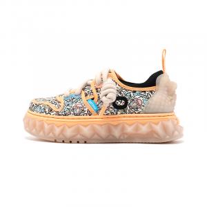 OETZI Противоскользящие, износостойкие, дышащие, легкие, увеличивающие рост, низкие повседневные туфли, женские, оранжевые