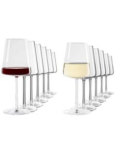 Набор из 12 бокалов для красного и белого вина, мощность 520 мл + 400 мл, прозрачные Stölzle