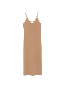 Платье миди Marlie с V-образным вырезом Lisa Yang, бежевый