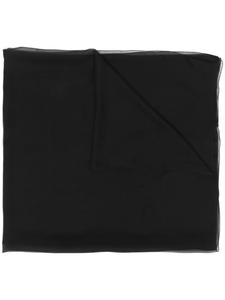 Шелковый шарф Alberta Ferretti, черный