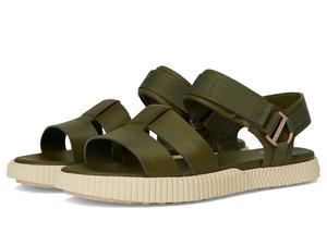 Сандалии SOREL Ona Ave Ankle Strap Flat Sandals, Utility Green/Bleached Ceramic