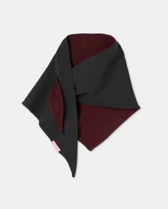 Двухцветный вязаный воротник Stella Rittwagen, бордовый