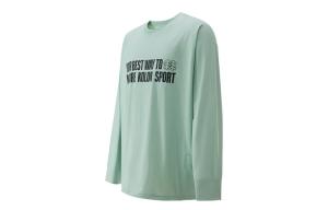 Длинный рукав футболка унисекс KOLON SPORT, зеленый