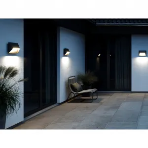 Настенный светильник Nordlux для наружного освещения «Pontio», для ламп GU10, место для номера дома, белый