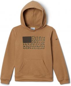Колумбия Boys PHG Hunt Flag Толстовка с капюшоном Columbia, Sahara/Cordovan Duck Flag