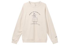 Футболка ко-брендовой серии X PEANUTS унисекс светло-бежевого цвета Uniqlo, светло-бежевый