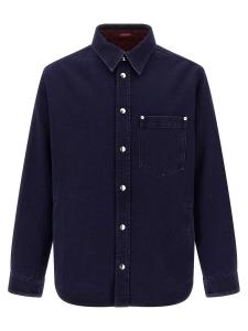 Двусторонняя рубашка GUCCI, синий