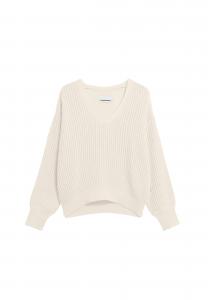 ARMEDANGELS Свитер 'Rabeaa Crochet Lino' в цвете Ecru