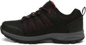 Мужские походные кроссовки для улицы - легкие дышащие противоскользящие трекинговые ботинки для прогулок, походов, кемпинга и работы Qacksv, черный