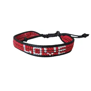 Браслет из бусин Red Love – ручная работа со смыслом Sawa Sawa, red