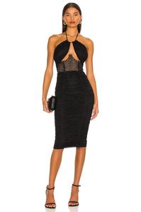 Платье миди natti Nbd, черный