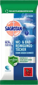Салфетки для чистки унитаза дезинфекция 60 шт. Sagrotan