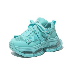 Amoy Love Женские устойчивые к истиранию легкие низкие кроссовки на платформе с эффектом увеличения роста - Лейк Блю, цвет Lake Blue