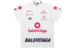 Футболка мужская Balenciaga с фирменным логотипом, черный