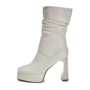 Ботильоны женские 10,5 см POOQ, Beige