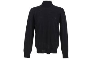 VERSACE Logo Embroidered Turtleneck Sweater