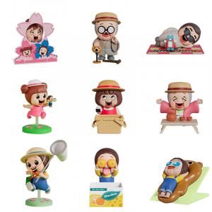 Sho Chan Sunshine Outing Collection Mystery Boxes Single Mystery Box/Full Box 8 Pcs SOAP STUDIO