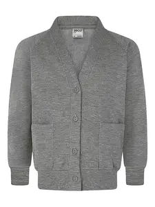 Кардиган с рукавами реглан Zeco Schoolwear Kids, серый