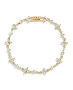 Браслет с бесконечным полночным блеском Girls Crew, gold