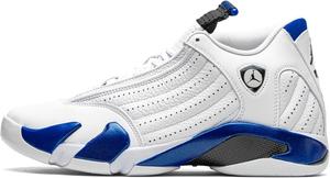 Мужские кроссовки Air Jordan Nike Air 14 Hyper Royal 487471-104, White/Blue