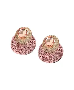 Женские серьги-капельки из веревки Sohi, pink