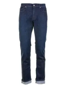 Джинсы с подворотами Re-Hash, синий