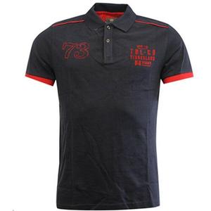 Темно-Синяя мужская рубашка-поло Earthkeepers из хлопка на пуговицах 6002j 434 r12g Timberland, синий