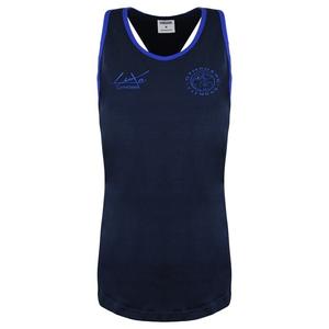 Роскошная мужская майка Heritage темно-синего цвета Gymshark, синий