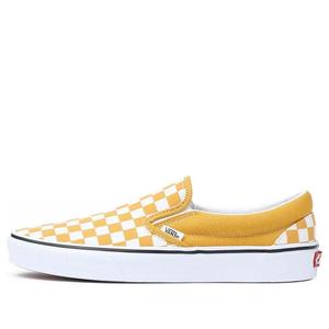 Кроссовки classic slip-on color theory 'yellow white' Vans, желтый