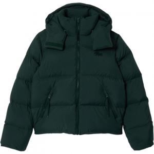 LACOSTE Пуховик женский темно-зеленый, Dark Green