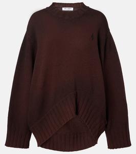 Свитер из шерсти и кашемира The Attico, коричневый