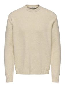Свитер цвета овсянки Only&Sons