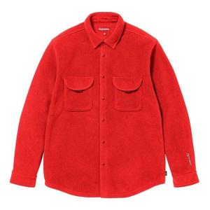 Рубашка x polartec shirt 'red' Supreme, красный