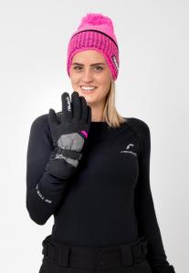 Перчатки HELLEN R-TEX XT Reusch, цвет blck blck melang pink glo