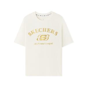 Skechers Футболка SS25 Unisex Marshmallow White 0074