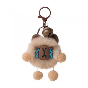 Креативная мультяшная милая игрушка капибара поросенок котенок плюшевый кулон 7см высота TLXT