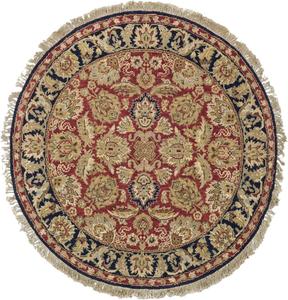 SAFAVIEH, 183 x 183 см, Круглый ковер Red / Navy OW115F ручной работы традиционный восточный премиальная шерсть