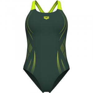 Купальник Poseidonia swimsuit swim pro back lb Arena, зеленый