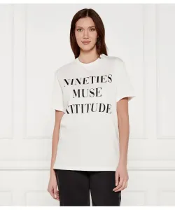 Футболка Regular fit Elisabetta Franchi, бежевый