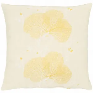 Декоративная подушка 7903 Loft Meta, наволочка без наполнителя, 1 шт. Apelt, Weiß/gelb + gemustert