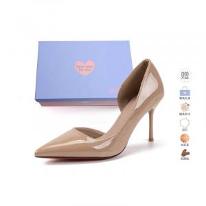 Туфли на высоком каблуке Xingdiman, телесные [подарочный набор]